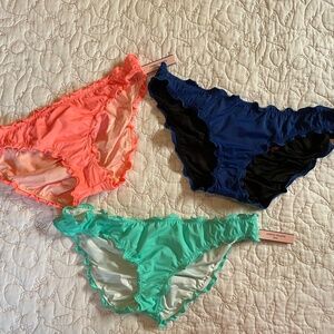 Victoria’s Secret bikini bottoms - lot of 3 - NWT